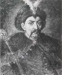 Портрет гетьмана Богдана Хмельницького.