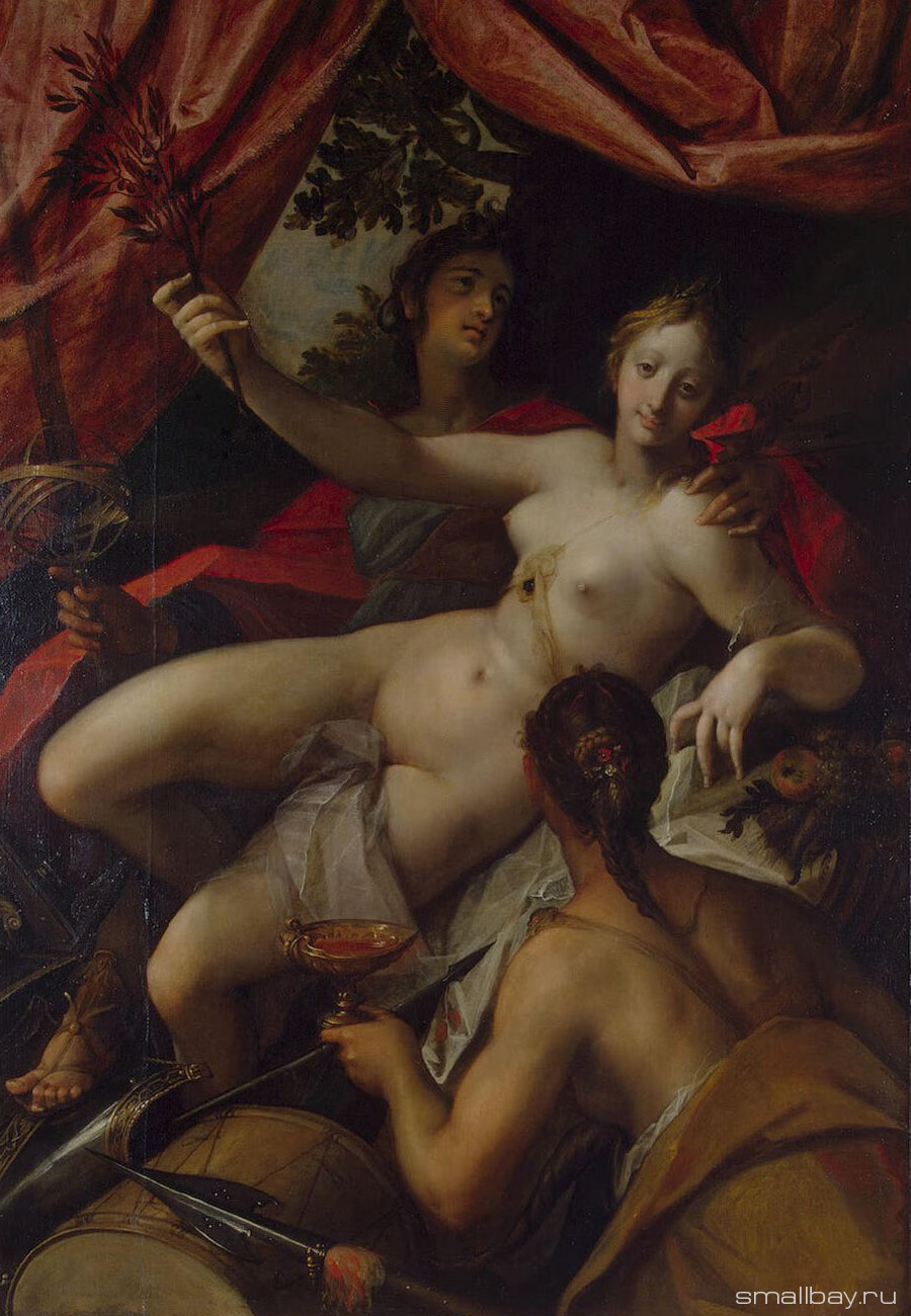 Алегорія Миру, Мистецтва і Достатку,  1602